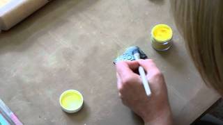 Stamping with Air Dry Clay [upl. by Chatterjee454]