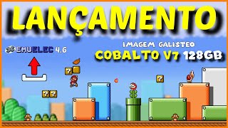 LANÇAMENTO imagem Galisteo COBALTO V7 128GB EmuELEC 46 para TVBOX S905x3 S905x2 S922x [upl. by Nner]