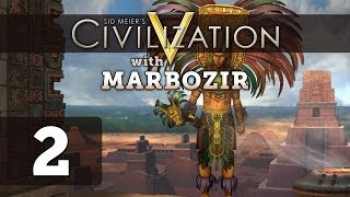 Civilization 5 Brave New World Lets Play Deity as Mayans  Part 2 [upl. by Marino]