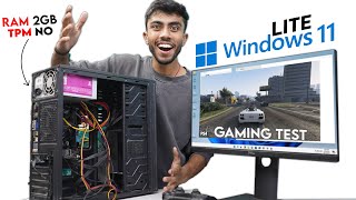 I Tried Gaming on Windows 11 LITE Version 🤩 By Microsoft More FPS [upl. by Adelbert]