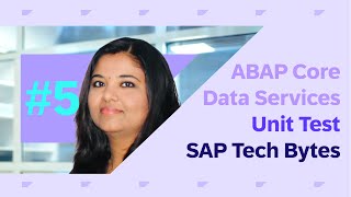 SAP TechBytes — ABAP Core Data Services Unit Test [upl. by Eugenio]