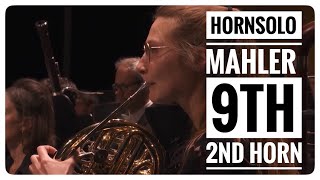 Mahler’s 9th Symphony 2nd Horn Solo [upl. by Orodisi]