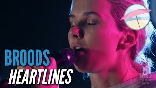 Broods  Heartlines Live at the Edge [upl. by Ardie]