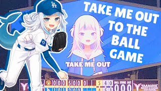 Gawr Gura  Take Me Out To The Ball Game  HololiveDodgers [upl. by Eihctir168]