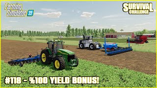 Cultivating OilSeed Radish and Planting Canola Bonus Yield  118 No Mans Land FarmingSimulator22 [upl. by Demetri482]