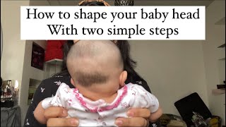 HOW TO SHAPE BABY HEAD  isma Imran [upl. by Annairdna]