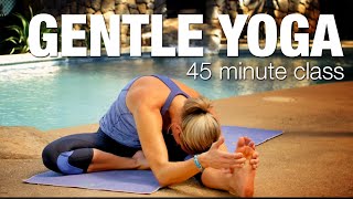 Gentle 45 Minute Tropical Yoga Class  Five Parks Yoga [upl. by Mordy153]