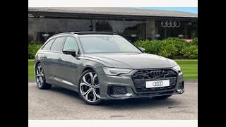 Brand New  Audi S6 Avant 30 TDI V6 Black Edition Tiptronic quattro Euro 6 ss 5dr  Crewe Audi [upl. by Cristobal]