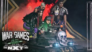 Team Shotzi arrives with a newandimproved tank NXT TakeOver WarGames WWE Network Exclusive [upl. by Ipoillak447]