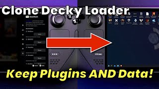 Steam Deck Move Decky Loader from One Deck to Another LCD to OLED [upl. by Ybba]