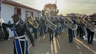 St James Fanfare BandMusichlophe  Eagle Squadron March St Paul HQ 2024 [upl. by Enyaj]