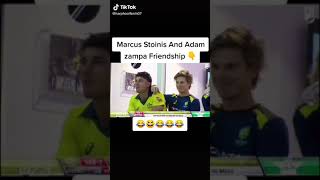 The relationship bond of marcus stoinis and adam zampa [upl. by Piggy]