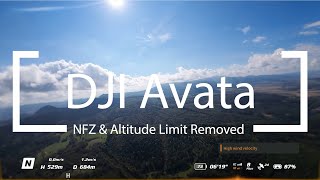 DJI Avata NFZ and Altitude Removal  Flight over 500m [upl. by Novyar]