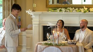 Son Delivers Epic Speech At Moms Wedding [upl. by Catha]