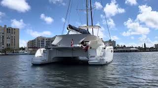 2007 FountainePajot Salina 48 catamaran for sale in Florida [upl. by Airbmak]