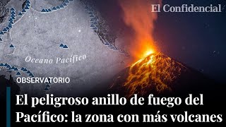 El Cinturón de Fuego del Pacífico la región con más volcanes de la Tierra [upl. by Adiari]