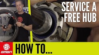 How To Service A Free Hub Body  Mountain Bike Maintenance [upl. by Siuraj801]