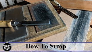 How Do You Use a Strop  Leather and Buffing Compound Choices [upl. by Aicenra]