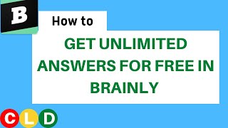 How to get unlimited answers in brainly [upl. by Suoilenroc278]