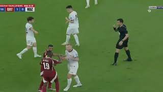 Qatar VS Kyrgyzstan 31  Goal Highlights [upl. by Annaynek]