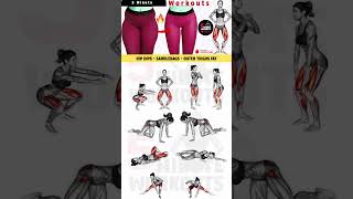 HIP DIPS  SADDLEBAGS  OUTER THIGHS FAT By 5 Minute Workouts [upl. by Xena]