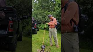 Restring Trimmer SUPER FAST 😲 satisfying lawncare fyp [upl. by Pete]