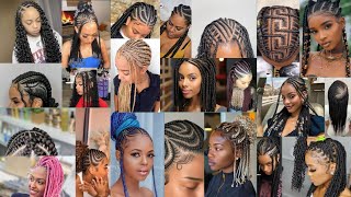 TOP😲Trendy Braid Hairstyles for Black Women Cornrow Hair Ideas for Black Ladies Latest Braids Idea [upl. by Enhpad923]