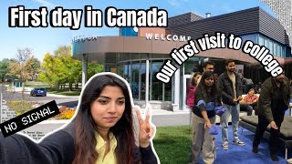 Vlog 3 Visiting our college in Canada 🇨🇦 [upl. by Akeirahs]