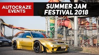 Summerjam Festival 2018 4k  AutoCraze Event 2018 [upl. by Ahsinirt492]