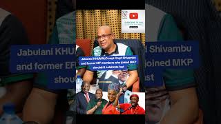 Jabulani KHUMALO former and founding president of MKP warns Floyd Shivambu [upl. by Nydia821]