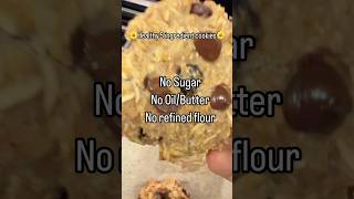 Healthy 5 ingredient cookies cooking cookies oats baking quickrecipes healthyrecipes [upl. by Aihsened]