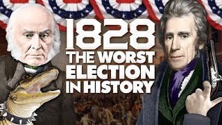 1828 The Worst Election in History  Andrew Jackson VS John Quincy Adams [upl. by Adiol]