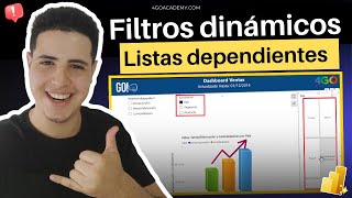 Filtros dinámicos  listas dependientes en Power BI 2024📊🚨 [upl. by Atinek]