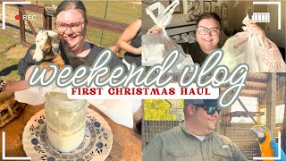 CHRISTMAS THRIFT HAUL✨  CELEBRATING OUR ANNIVERSARY🤍  A NEW JOURNEY🍞 [upl. by Alyks908]