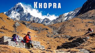 Trekking to Khopra Danda from Ghorepani in Nepal  Travel Video  Enchanting Alpine Lake of Khayer [upl. by Eronaele]