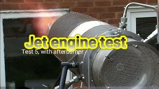 Jet Engine Testing With Afterburner [upl. by Turnbull]