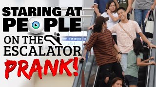 Staring At People On The Escalator Prank  Philippines [upl. by Genevieve]