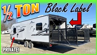 ½ Ton RV wWalk Around Bedroom 2022 Black Label 22RR [upl. by Edbert]