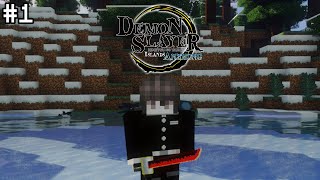 THE BEGINNING Demon Slayer SMP 1  Minecraft 3rd Life Anzhoung [upl. by Jennette466]