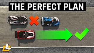 A SIMULTANEOUS Overtake And Defense  Sim Racing Racecraft Guide [upl. by Sidoeht]