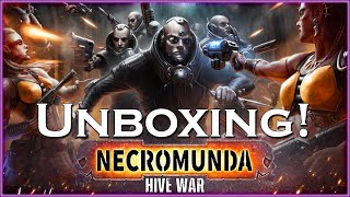 UNBOXING and REVIEWING Necromunda Hive War [upl. by Sivrad]