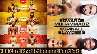 UFC 304 full card predictions and best bets [upl. by Lenna]