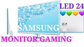 UNBOXING MONITOR SAMSUNG SD360  MONITOR GAMING 24  ESPAÑOL  bypepeks [upl. by Anihta802]