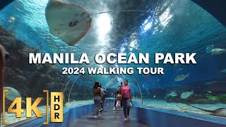 2024 Complete Tour of MANILA OCEAN PARK  The First Oceanarium in the Philippines  Walking Tour [upl. by Vladamir]