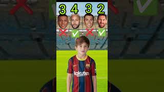 Ronaldo vs messi vs neimar vs mbappe football [upl. by Siramaj]