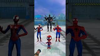 Random Reverse Battle Between SPIDERMAN Family vs Bad Guy Joker 2 spiderman marvel [upl. by Mendoza]