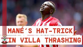 CLASSIC MATCH  Sadio Mané scores fastest Premier League hattrick [upl. by Anuqahs]