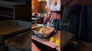 One of the best schnitzels in Switzerland travel luxurytraveller travelshorts luxurytraveler [upl. by Deys]