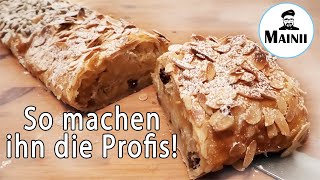 Apfelstrudel selber machen  Apfelstrudel Rezept so saftig  Mainii [upl. by Adniral214]