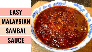 MALAYSIAN SAMBAL Sauce Spicy Food Lovers Must Have  Aunty Mary Cooks 💕 [upl. by Nylaret315]